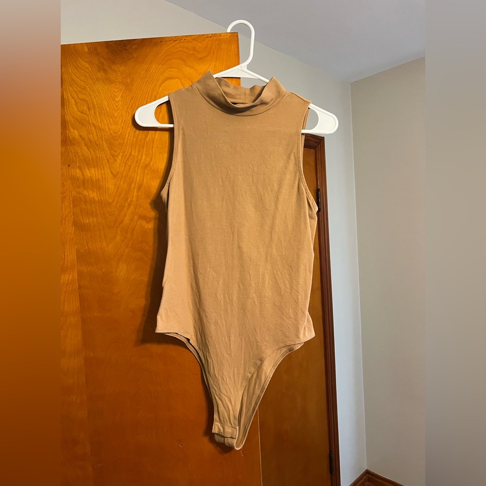 A New Day Brown V-Neck Top